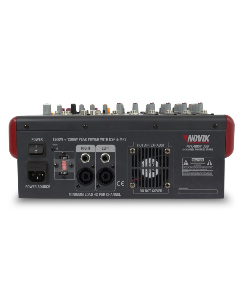 NOVIK NVK800P Power Mixer NVK 800P USB